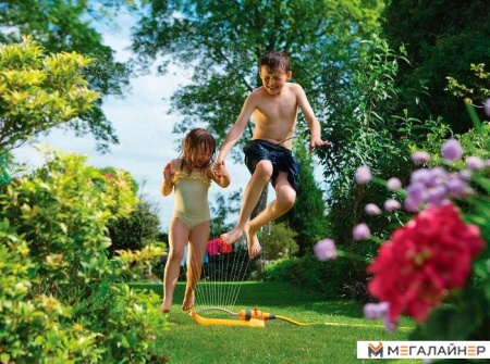 Hozelock Прямоугольный спринклерный ороситель Plus 2975 купить в Минске с доставкой