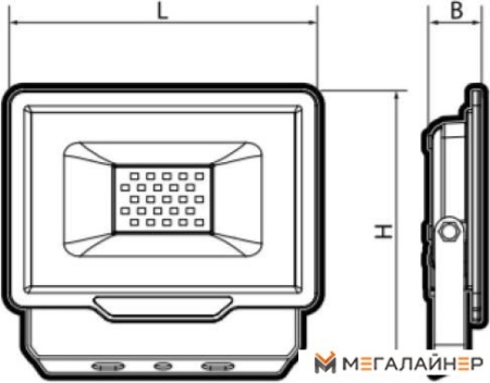 Уличный прожектор JAZZway PFL-C3 200w 6500K IP65 купить в Минске с доставкой