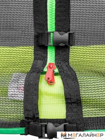 Батут Alpin 4.90 м с защитной сеткой и лестницей