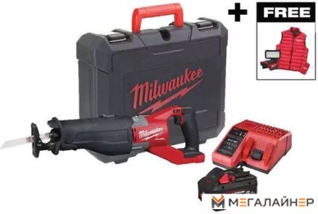 Сабельная пила Milwaukee M18 FSXMC-801C 4933499455 (с 1-им АКБ, кейс) купить в Минске с доставкой