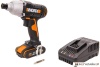 Винтоверт Worx WX291 (с 1-им АКБ, кейс) купить в Минске с доставкой