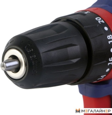 Ударная дрель-шуруповерт ДИОЛД ДЭА-20 ЛИ-02 У 10300010 (с 2-мя АКБ, кейс) купить в Минске с доставкой