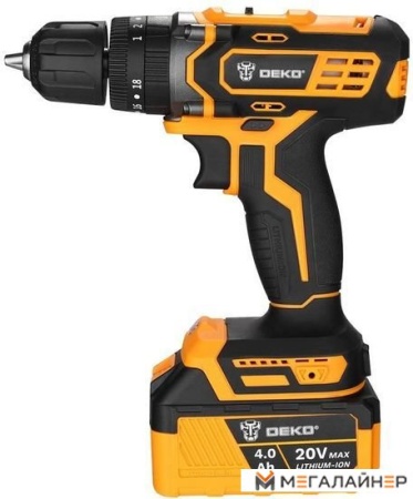 Ударная дрель-шуруповерт Deko DKCD20 Impact 063-4420 (с 2-мя АКБ, кейс) купить в Минске с доставкой