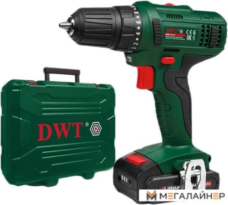 Дрель-шуруповерт DWT ABS-14.4 L-2 BMC (с 2-мя АКБ, кейс) купить в Минске с доставкой