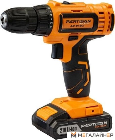 Дрель-шуруповерт Partisan AD-21-2 Li (с 2-мя АКБ, кейс) купить в Минске с доставкой
