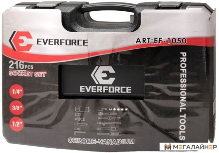 Универсальный набор инструментов Everforce EF-1050 (216 предметов) купить в Минске с доставкой