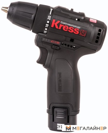 Дрель-шуруповерт Kress KU202.1 (с 2-мя АКБ, кейс) купить в Минске с доставкой