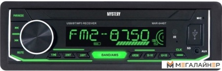 USB-магнитола Mystery MAR-644BT