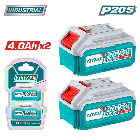 Аккумулятор Total TOSLI240312 (20В/2x4 Ah)