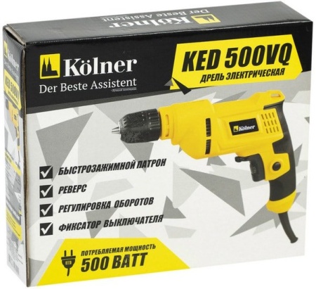 Безударная дрель Kolner KED 500VQ купить в Минске с доставкой