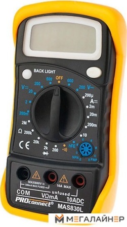 Купить Мультиметр PROconnect MAS830L в Минске с доставкой