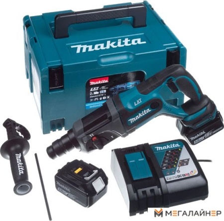 Перфоратор Makita DHR241RTJ (с 2-мя АКБ, кейс) купить в Минске с доставкой