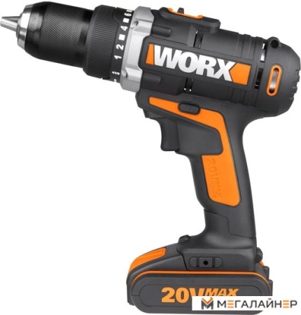 Дрель-шуруповерт Worx WX183.1 (с 2-мя АКБ, кейс) купить в Минске с доставкой