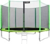 Батут Alpin 3.74 м с защитной сеткой и лестницей