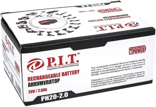 Аккумулятор P.I.T PH20-2.0 (20В/2 Ah) купить в Минске с доставкой