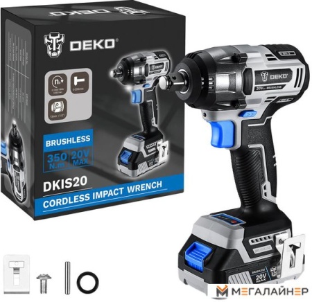 Гайковерт Deko DKIS20 063-4035 (с 1-им АКБ) купить в Минске с доставкой