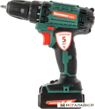 Дрель-шуруповерт Hammer ACD120Li (с 2-мя АКБ, кейс) купить в Минске с доставкой
