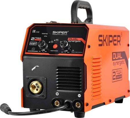 Полуавтомат сварочный SKIPER MIG/MAG-250D-3 (2 ГОДА гар, 250А; ПРОЦЕССОР; MIG/MAG; еврорукав 3м)