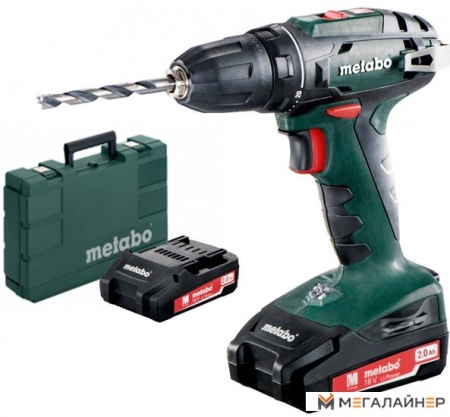 Дрель-шуруповерт Metabo BS 18 602207950 (с 2-мя АКБ 1.5 Ah, кейс) купить в Минске с доставкой