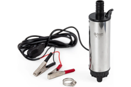 Насос для перекачки топлива погружной БелАК 12V d50 (съемный фильтр)