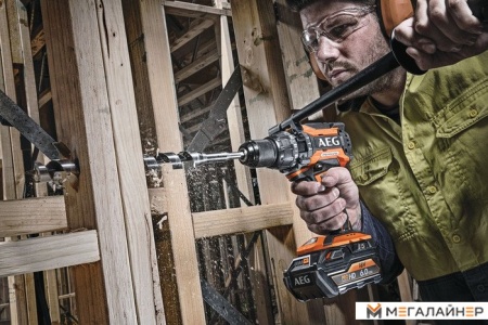 Ударная дрель-шуруповерт AEG Powertools BSB 18BL LI-602C 4935464100 (с 2-мя АКБ 6 Ач, кейс) купить в Минске с доставкой