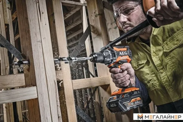 Ударная дрель-шуруповерт AEG Powertools BSB 18BL LI-602C 4935464100 (с 2-мя АКБ 6 Ач, кейс) купить в Минске с доставкой