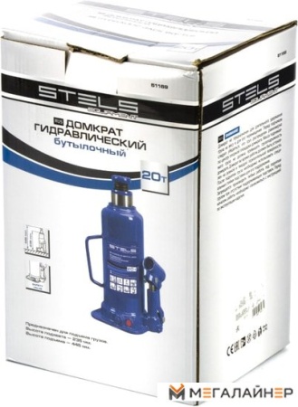 Бутылочный домкрат Stels 51169 20т