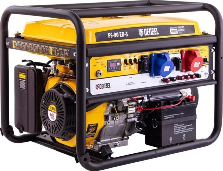 Купить Бензиновый генератор Denzel PS 90 ED-3 в Минске с доставкой по РБ