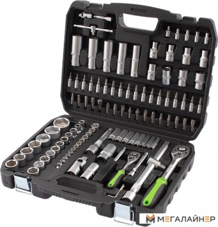 Набор трещотка с головками и битами СибрТех 13498 (108 предметов) купить в Минске с доставкой