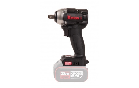 Аккумуляторный гайковерт бесщеточный Kress KU272.2 20В, 400Нм, 4Ач х 2, ЗУ 2А, кейс