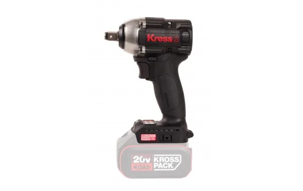 Аккумуляторный гайковерт бесщеточный Kress KU272.2 20В, 400Нм, 4Ач х 2, ЗУ 2А, кейс