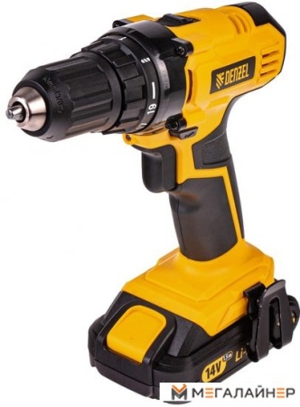 Дрель-шуруповерт Denzel CDL-IB-14-02 (с 2-мя АКБ, кейс) купить в Минске с доставкой