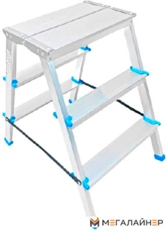 Лестница-стремянка Dinko STRD-AL-3H (3 ступени) купить в Минске с доставкой