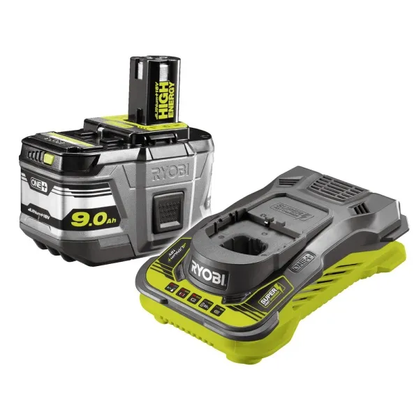 ONE +/Аккумулятор 9 А/ч c зарядным устройством RYOBI RC18150-190