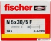 Дюбель-гвоздь Fischer N 5 x 30/5 F 513736 (100 шт) купить в Минске с доставкой