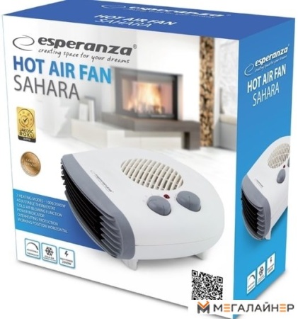 Тепловентилятор Esperanza Sahara 1000/2000W EHH003