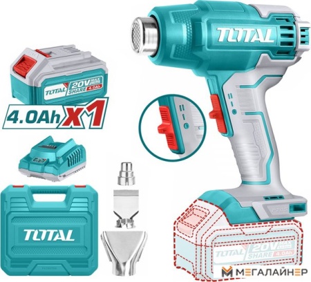 Промышленный фен Total TBLI20025 (с 1-им АКБ) купить в Минске с доставкой