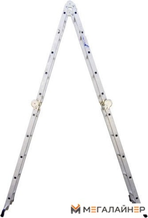 Лестница-трансформер Алюмет 4-х секционная Т 455 4х5 купить в Минске с доставкой