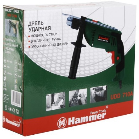 Ударная дрель Hammer UDD710A купить в Минске с доставкой