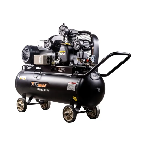 Компрессор масляный ременной Foxweld AEROMAX 420/100