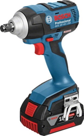 Ударный гайковерт Bosch GDS 18 V-EC 250 Professional (два аккумулятора 5 А*ч)