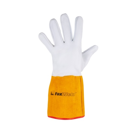 Краги кожаные мягкие FoxWeld "ЭЛИТ" КCА-01