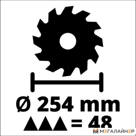 Торцовочная пила Einhell TE-SM 10 L Dual 4300877 купить в Минске с доставкой
