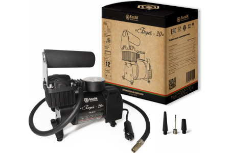 Компрессор для накачки шин БелАК "Борей - 20" 12V 42 л/мин