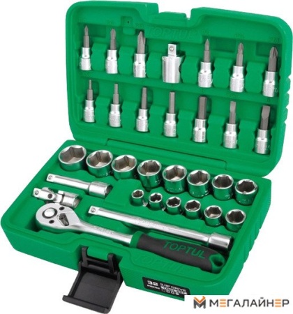 Набор торцевых головок и бит Toptul GCAI3202 32 предмета купить в Минске с доставкой