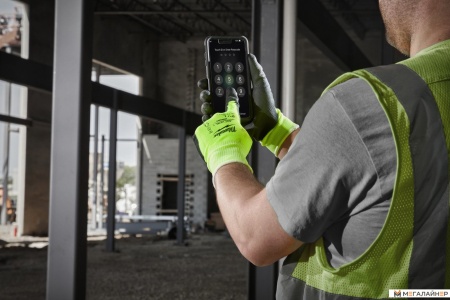 Перчатки хозяйственные Milwaukee Hi-Vis Cut level 1/A 10/XL 4932492916