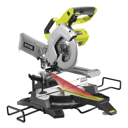 Аккумуляторная торцовочная пила RYOBI R18MS216-0 (Аренда)