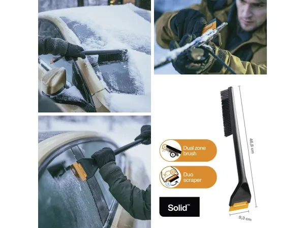 1078496 Щетка для снега 47см со скребком Solid FISKARS 1078496