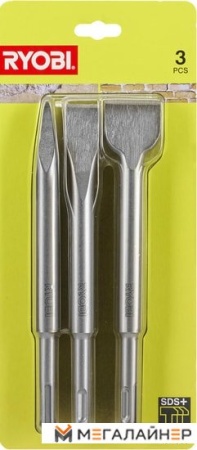Набор зубил Ryobi RAKSPC03 (3 предмета) купить в Минске с доставкой