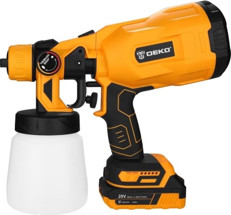 Краскораспылитель Deko DKSG20K2 063-4020 (с 2-мя АКБ) купить в Минске с доставкой
